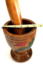 WOODEN MORTAR & PESTLY x MOFONGO PILON Y MACETA PARA MOFONGO MOJITO EN MADERA M1 | eBay
