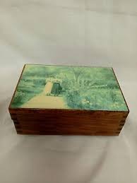 Vintage Reuge Music Box Trinket Box Plays | eBay