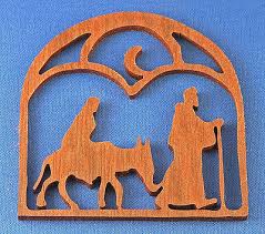 Journey To Bethlehem Christmas Ornament - hand cut | eBay