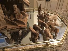 Vintage Olive Wood Nativity Set - Made in Israel - Etsy