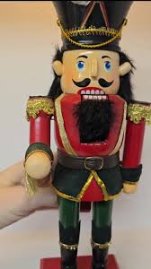 Vintage 2003 Wooden Nutcracker, 13.5-inch Christmas ...