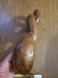 Large Intertwined Solid Wood Artistic Piece 15" X 9.5" Art Deco Vintage Ex Cond | eBay