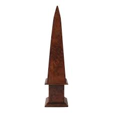 Burl Wood Obelisk | Chairish