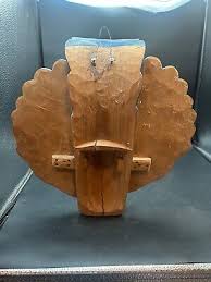 Vintage Sri Lankan Handmade Wood Mask Wall Decor Traditional ...