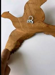 VINTAGE Carved Pheasant Hand Painted Carved Signed | eBay