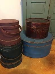 Antique Pantry Box Painted Bentwood Pantry Box Country ...