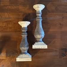 Hobby Lobby | Accents | Set Of Candle Holders Brown Cream Candle Holder Set | Poshmark
