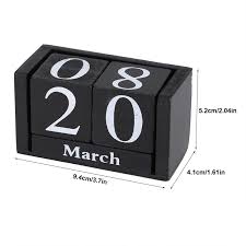 Desk Calendar Blocks, Block Calendar for Desk, Perpetual ...