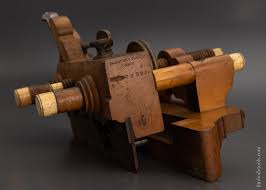 Magnificent SANDUSKY Solid Boxwood CENTER WHEEL Plow Plane -— EXCELSIO – Jim Bode Tools