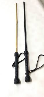 Bamboo Cane 29,5" Leather Twig 29,5" Spanking Set - Handmade ...