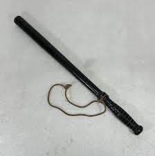 Vintage 22 Wooden Police Baton Night Stick with Leather ...