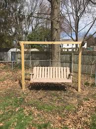 Any farmhouse-style porch swing ideas?