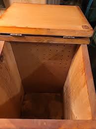 Vintage Wood Potato Onion Storage Bin Cabinet | eBay