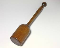 Vintage Wood Potato Masher - Circa 1890's Early 20th Century - Etsy Denmark