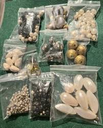 Shell & pearl bead lot New | Mercari