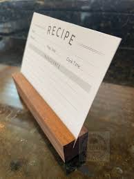 Recipe Card Holder – Rowe Station Woodworks