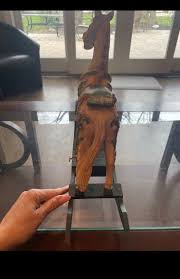 Vintage / Antique Ceramic Winding Music Rocking Horse Hand ...