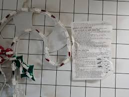 Vintage 17" Impact Plastic Christmas Lighted Decoration ...