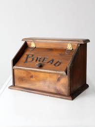 vintage wooden bread box – 86 Vintage