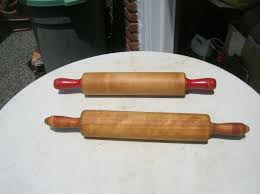 TWO Vintage Wooden Rolling PINS - Roller | eBay