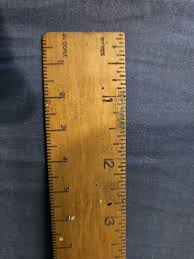 Vintage Genuine Bronze Advertising Ruler Russell road ...