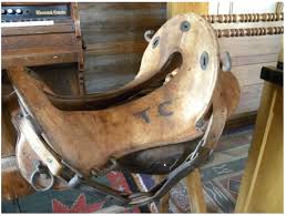 Antique Union Saddle Leather Cinch Seat