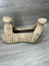 Vintage Rustic Wood Saddle Rack/Tree double horn | eBay