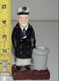 Vintage FUNNY Greek Fisherman / US Navy Sailor Old Man Ceramic Toothpick Holder | eBay Australia