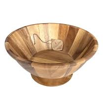 Dining | Acacia Wood Salad Bowl Handmade In Thailand | Poshmark