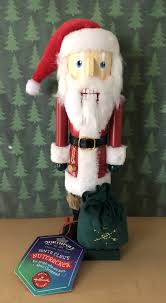 NWT HALLMARK Northpole Wooden SANTA CLAUS 10.5" Christmas ...