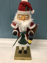 Santa Claus Wooden Christmas Nutcracker 14" 2008 Sack Gifts ...