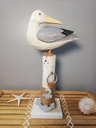 Wooden Seagull / Maritime Decoration / Wooden Seagull / Bird ...