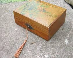 Large Victorian Solid Mahogany Box With Lift Out Tray, Lock & Key, Crescent Moon - Etsy
