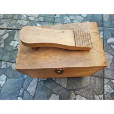 Vintage Wooden Shoe Shine Cabinet, 1960s | Chairish