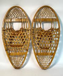 Vintage Canadian Rebaf Snow Shoes Cabin Decor - a Pair ...