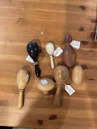 lot of vintage wood DARNER WITH HANDLE DIFFERENT SIZES AND ...