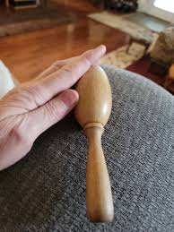 Vintage Wooden Egg-Shaped Sock 6" Darner Tool | eBay