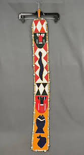 Vtg African Yoruba Beaded Belt Sash with Duck Fish & Snake ...