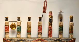 Buy Bali Figurines Art Procession Buddhist Temple Gong ...