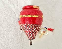 Vintage Circus Theme Spinning Top Made in West Germany - Etsy