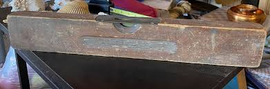 Vintage 16” Long Handmade Handheld Wood Spirit Level Very Old | eBay