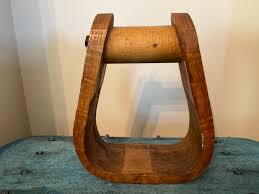 Vintage Oak Wood Stirrup, Saddle Stirrup, Horse Saddle ...