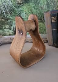 Wide Bottom, Narrow Top Old Bentwood Single Stirrup ...