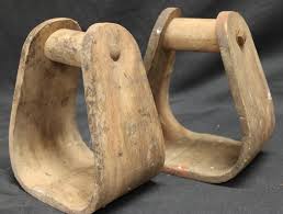 Sold at Auction: Vintage Wooden Horse Stirrups