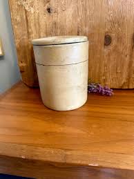 Antique - Stoneware - Earthenware - Lidded Pot - Terracotta ...