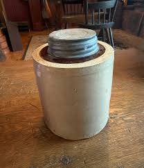 Antique Salt-glaze Stoneware Ink or Paste Jar – A Primitive ...
