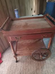 Antique Table Cart Tray Tea Bar Liquor Server Console End Side Vintage | eBay