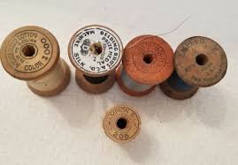 Vintage Silk Thread on Wooden Spools Set of 5, Assorted Colors, Makers, & Sizes | eBay
