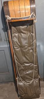 Vintage Adirondack Toboggan Sled 5' With Mat Great Condition