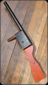 Wooden Toy Tommy Gun